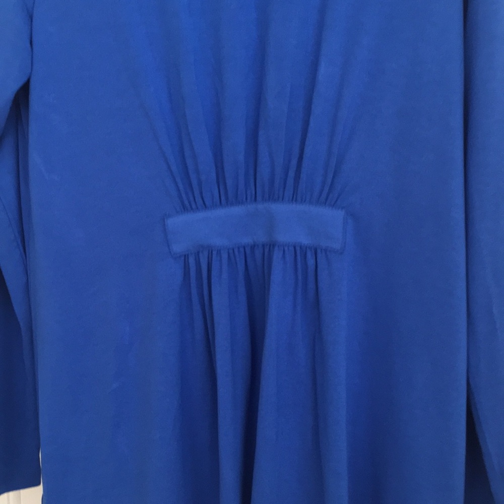Charter Club Cardigan Petite Medium Blue Long Sleeves Back Cinched - Picture 9 of 9